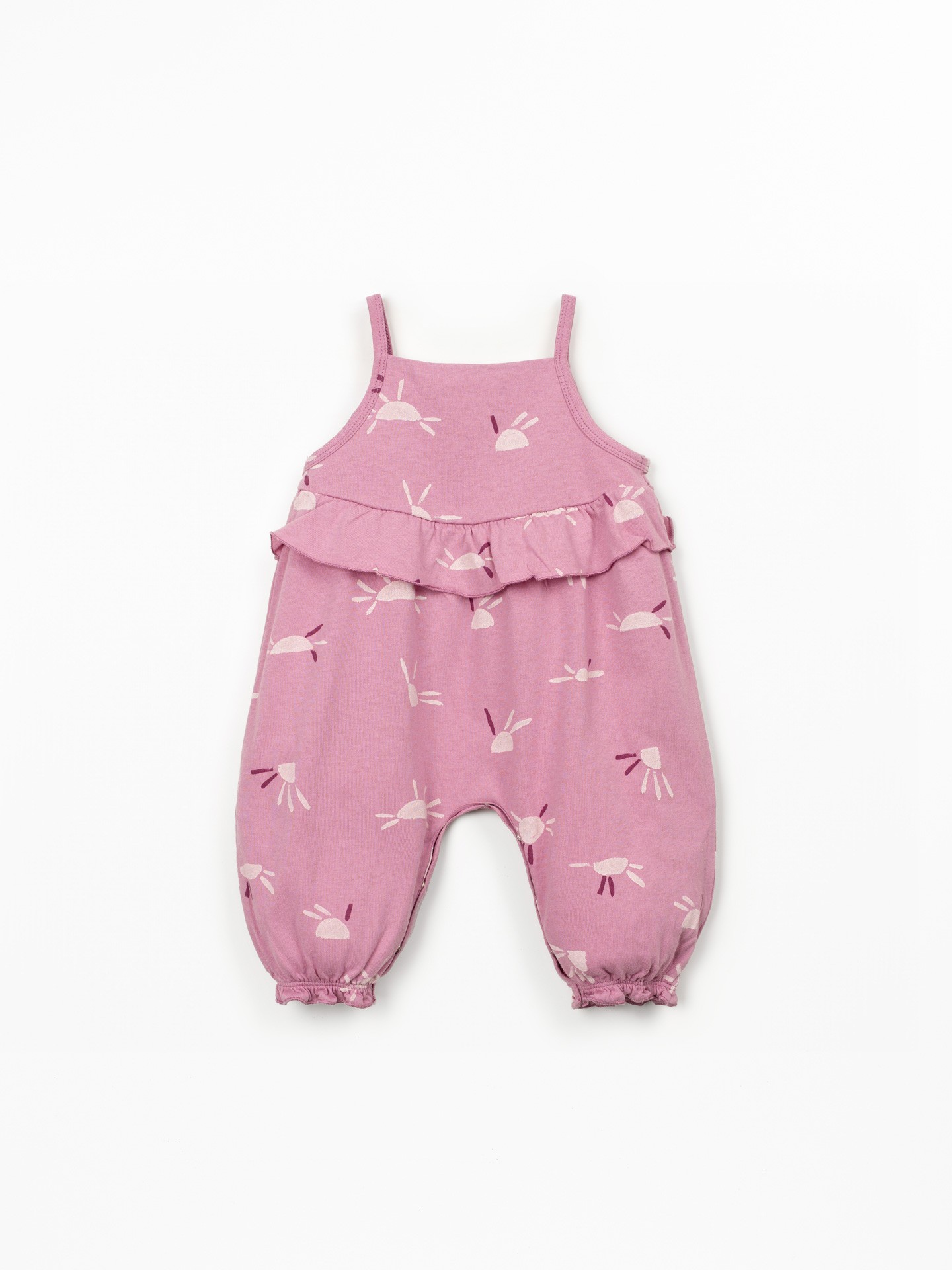 Jersey romper with print