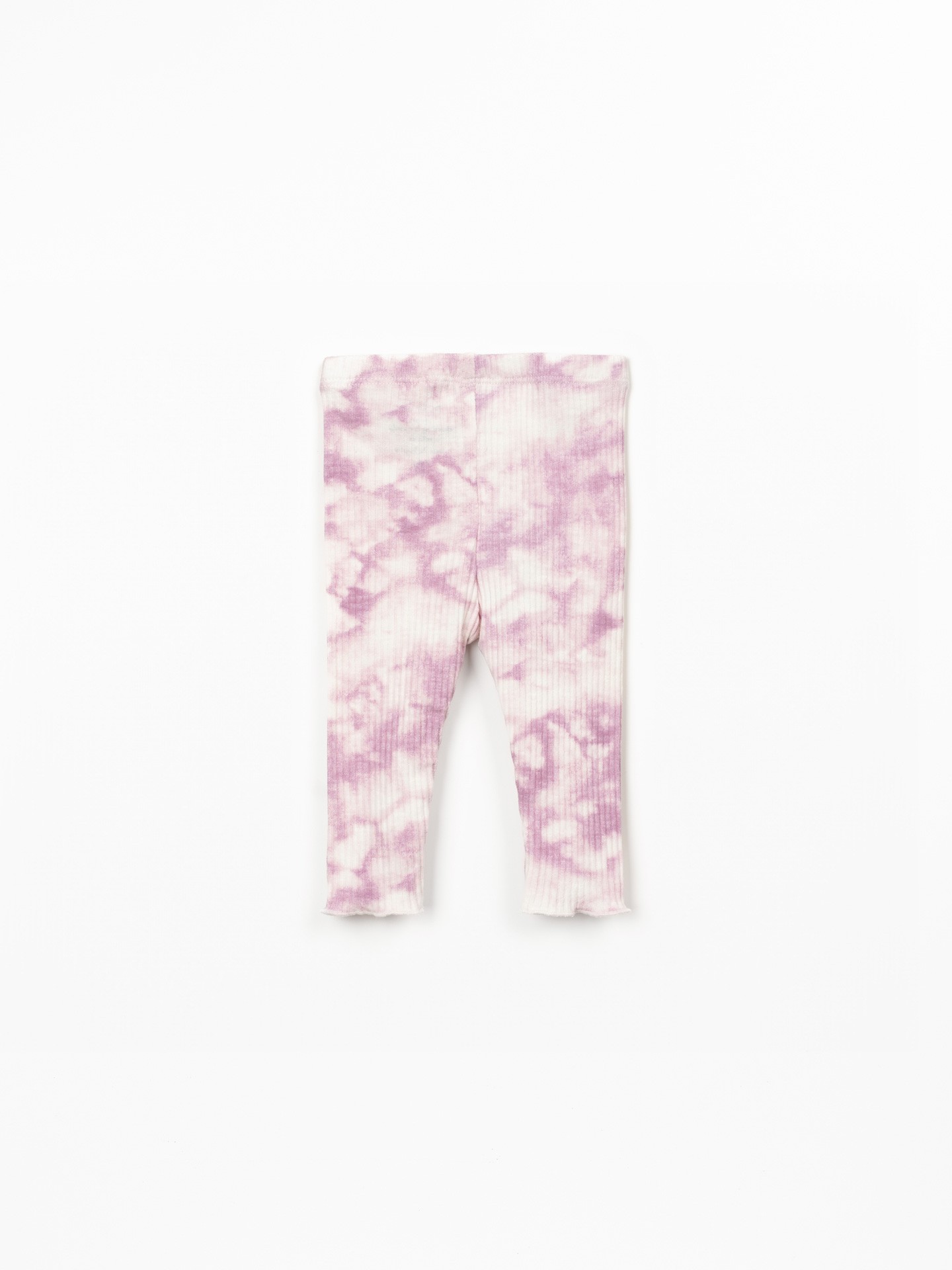 Tie-dye print leggings