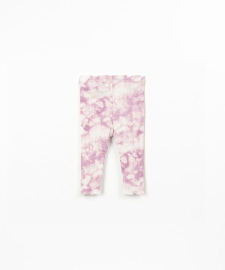 Leggings com estampado tie dye