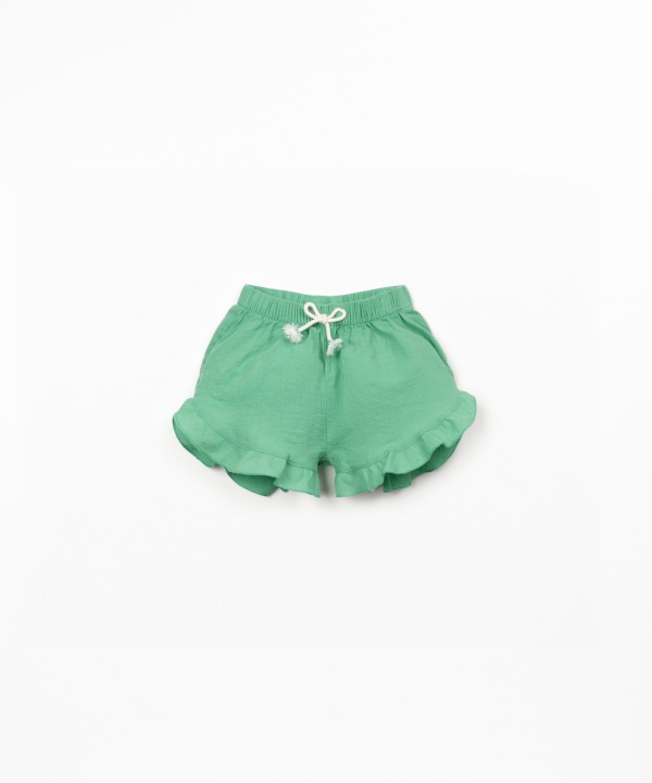Shorts in organic cotton fabric