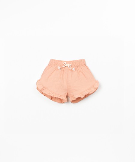 Organic cotton fabric shorts
