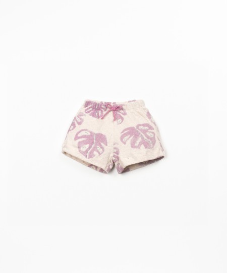 Jersey shorts with a blend of regenerative cotton and recycled cotton
