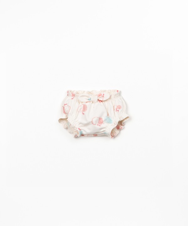 Swim briefs with print