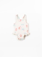 Maillot de bain imprim� en coton biologique