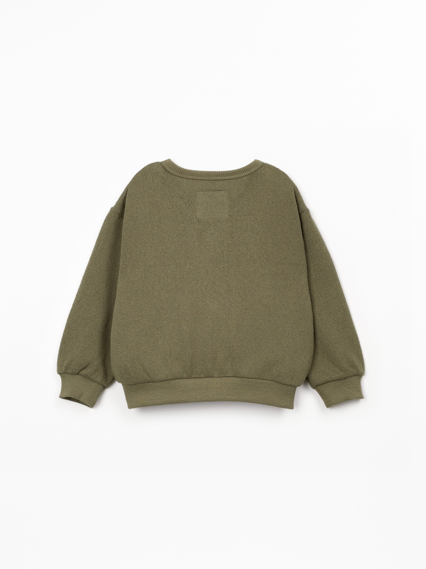 Jacket in blend of cotton and recycled fibers