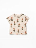 T-shirt with pineapple print
