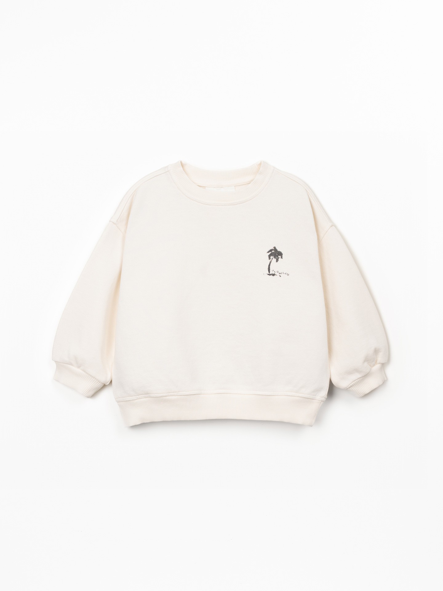 Sudadera con ilustración en la espalda