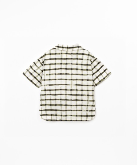 Camicia in tessuto con stampa