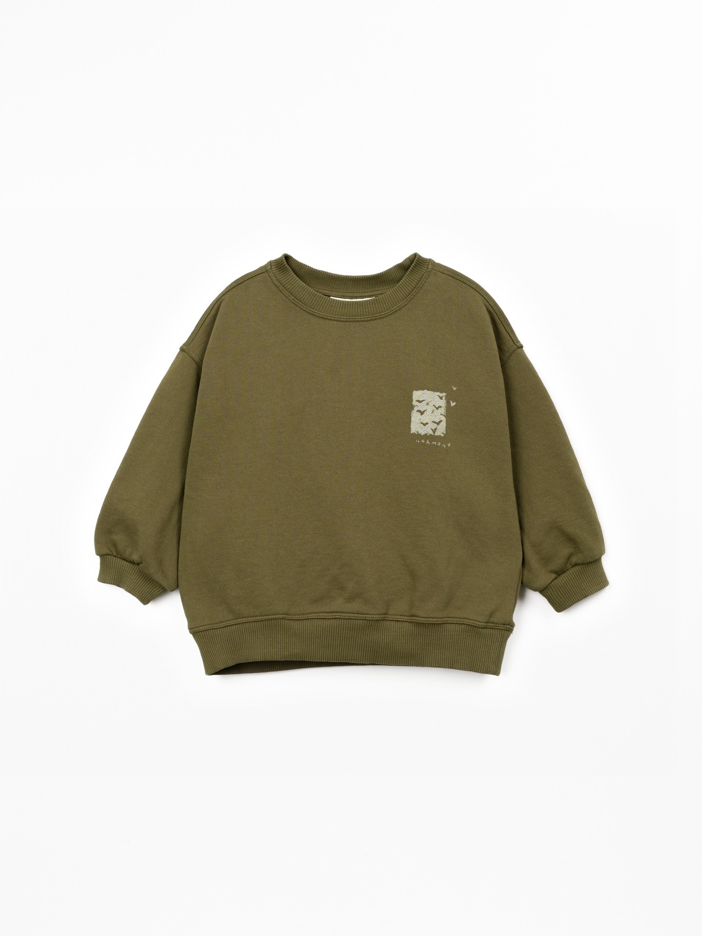 Sudadera con ilustración en la espalda