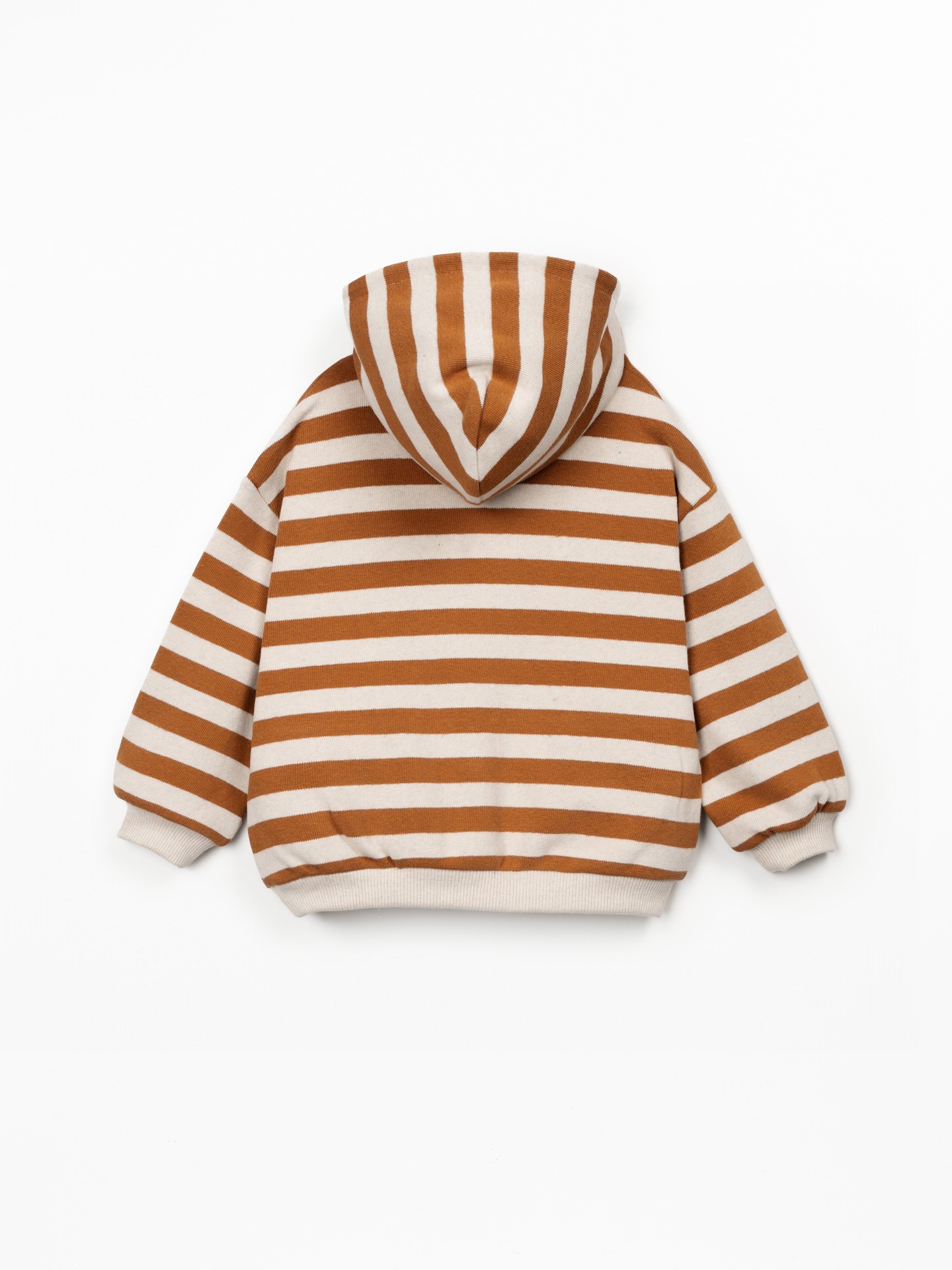 Striped hoodie sweatshirt