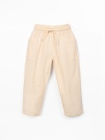 Organic cotton fabric trousers
