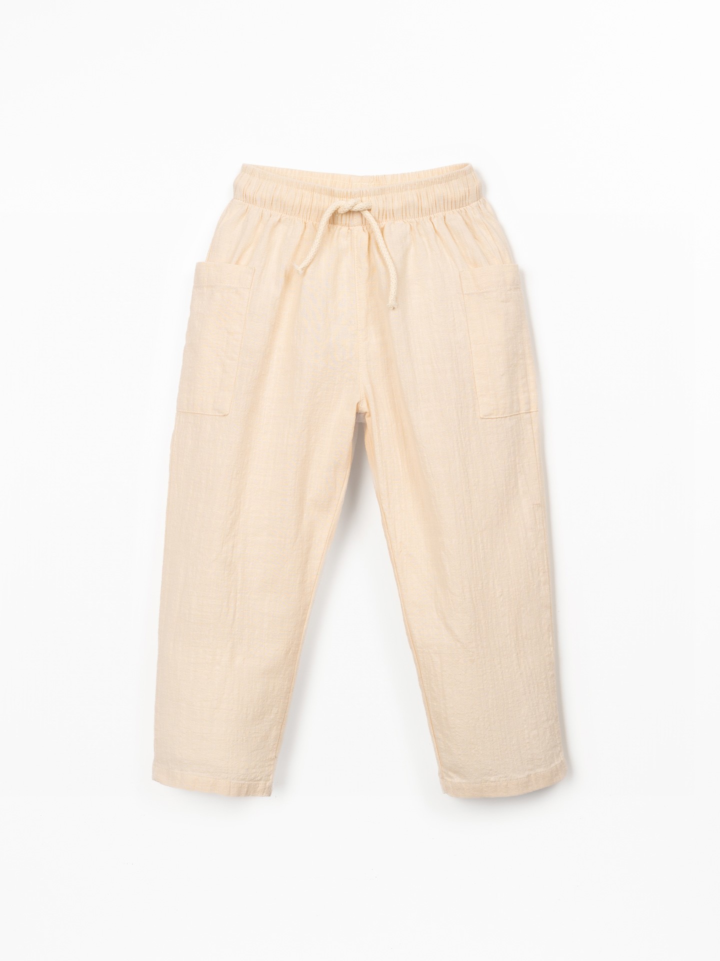 Organic cotton fabric trousers