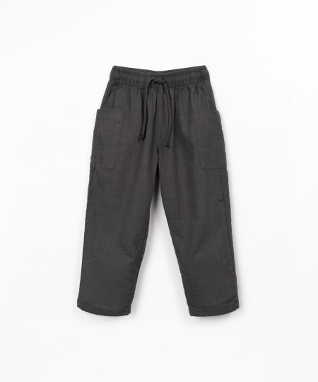 Organic cotton fabric trousers