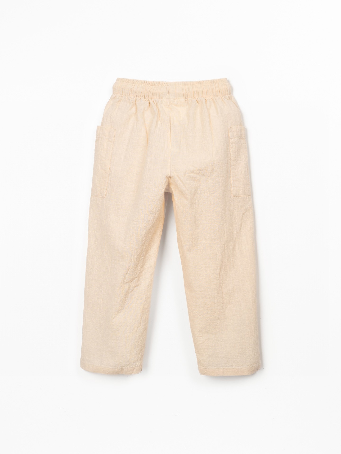 Organic cotton fabric trousers