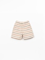 Shorts with recycled fibers