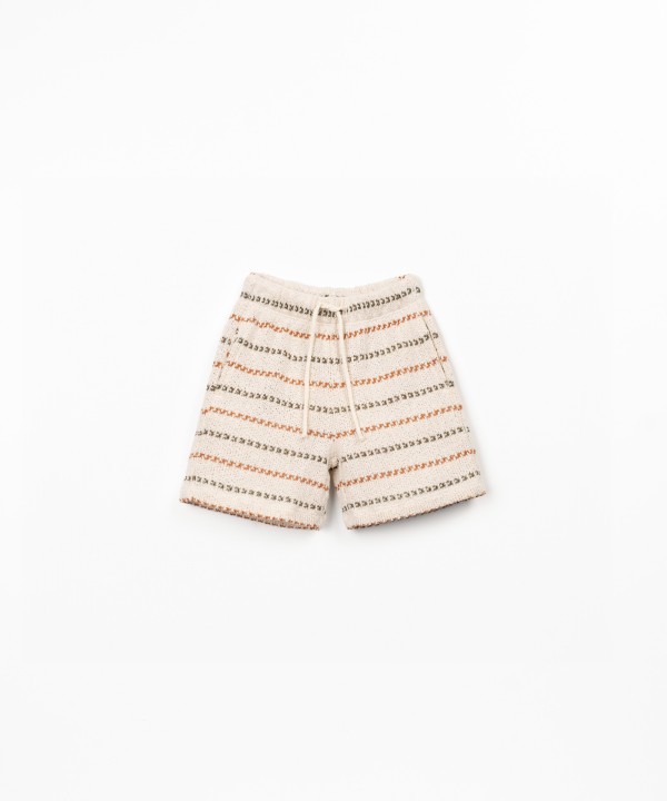 Shorts with recycled fibers