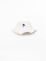 Cappello in twill con tesa larga Cappello in twill con tesa larga