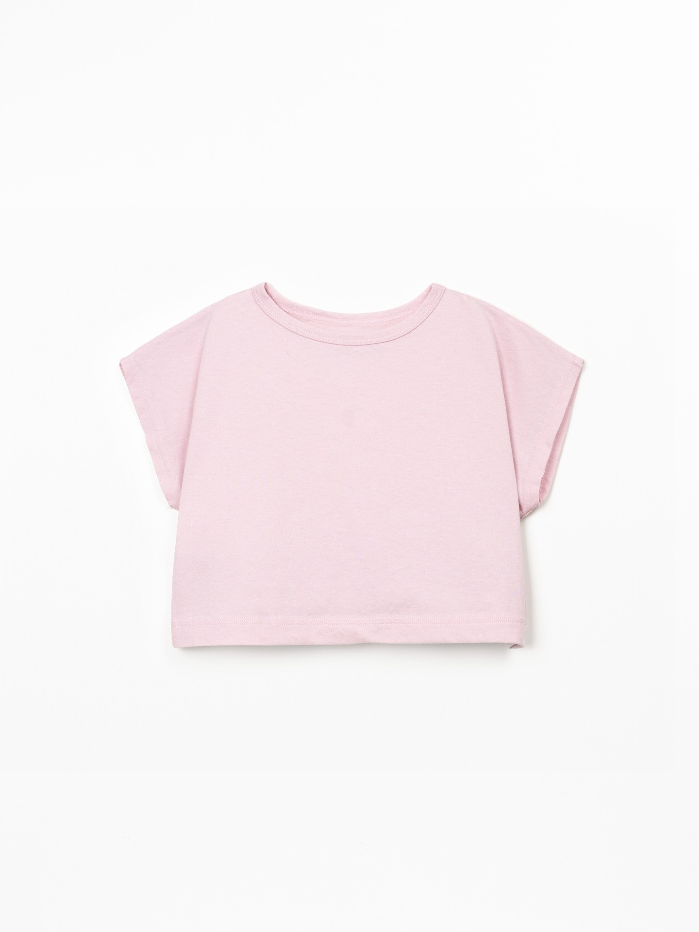 T-shirt in misto cotone biologico e cotone riciclato