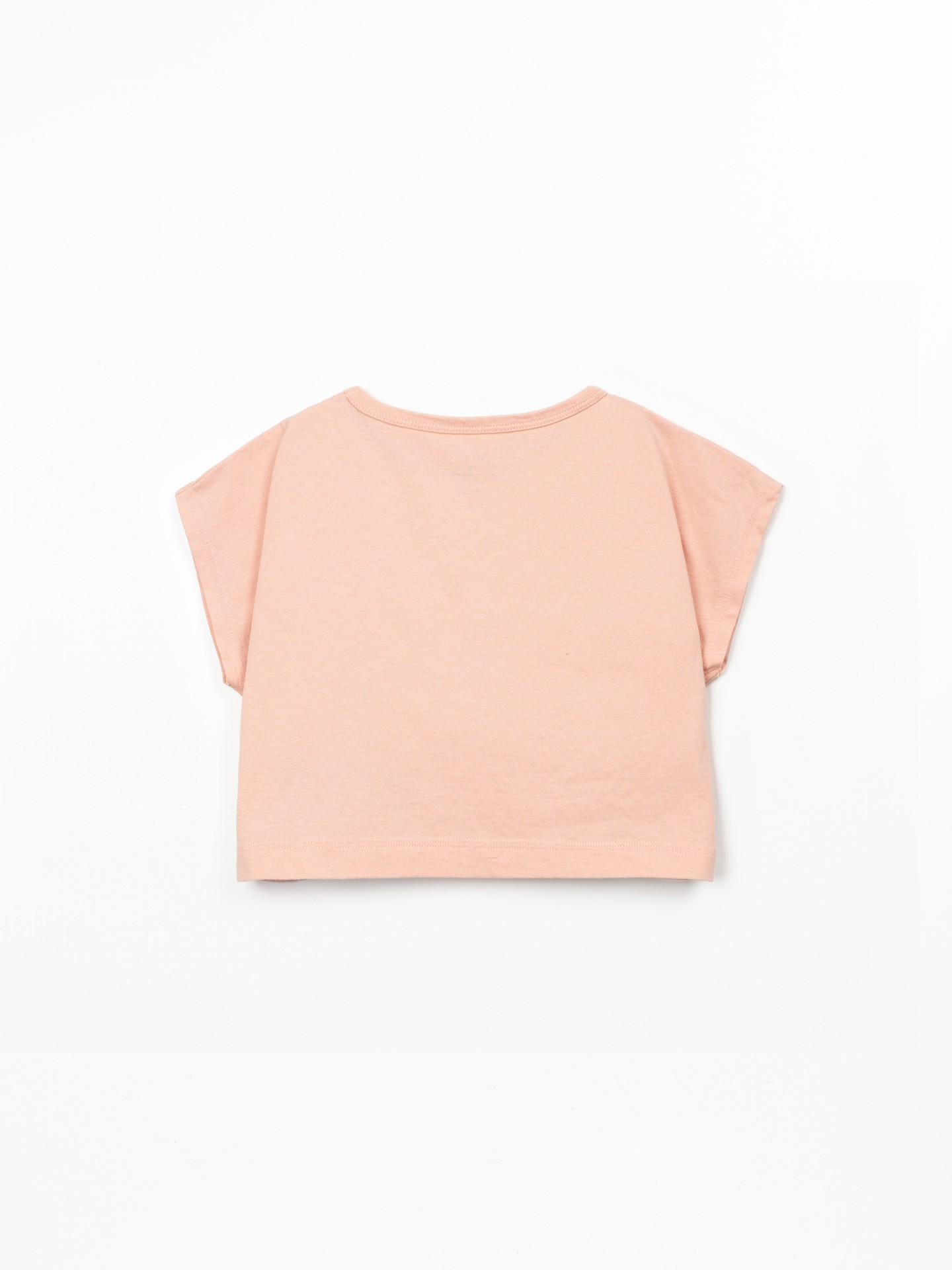 T-shirt in misto cotone biologico e cotone riciclato