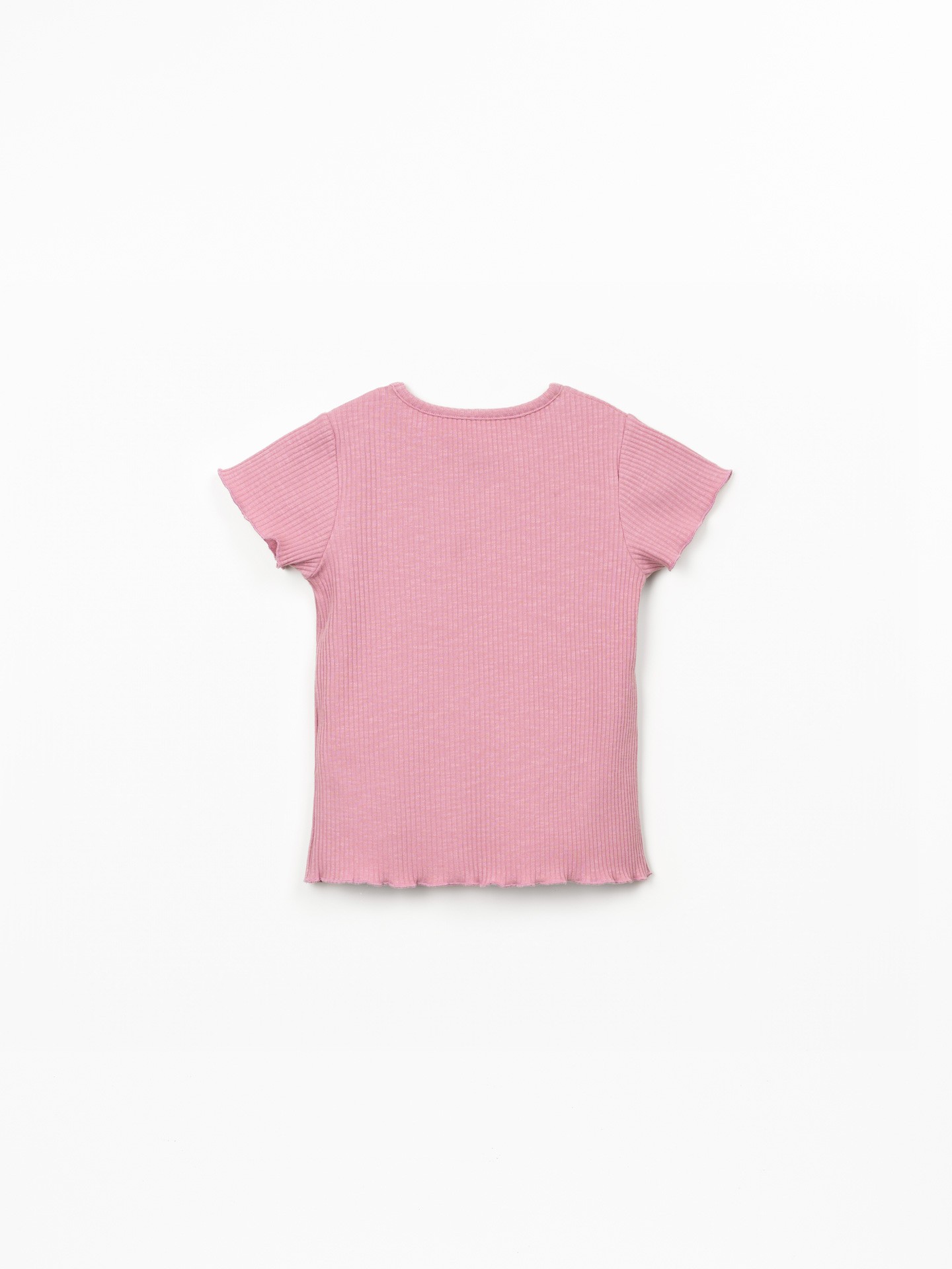 T-shirt en maille côtelée