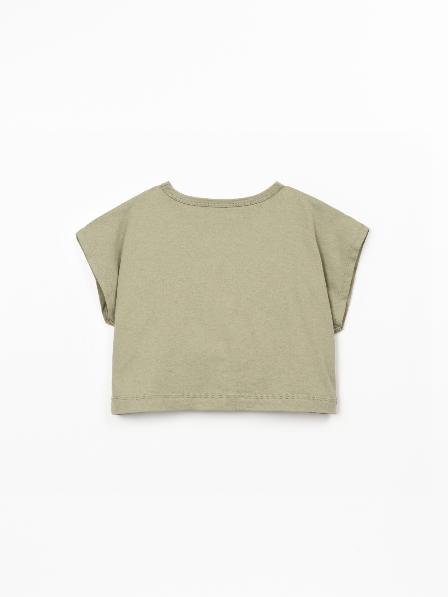 T-shirt in misto cotone biologico e cotone riciclato