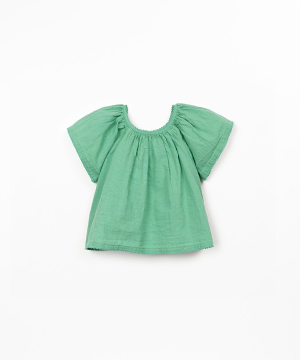 Tunic in organic cotton fabric