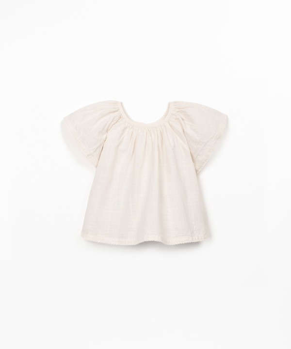 Tunic made of organic cotton fabric