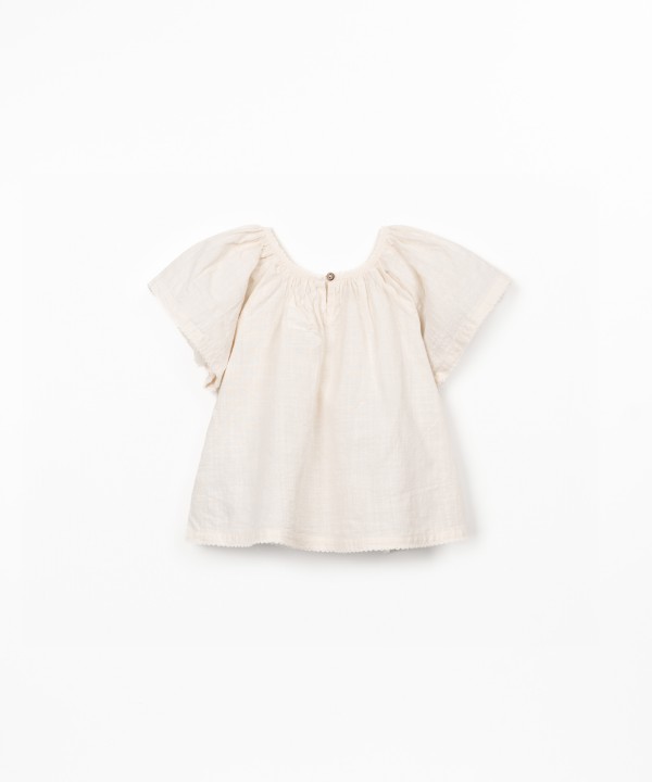 Tunic made of organic cotton fabric