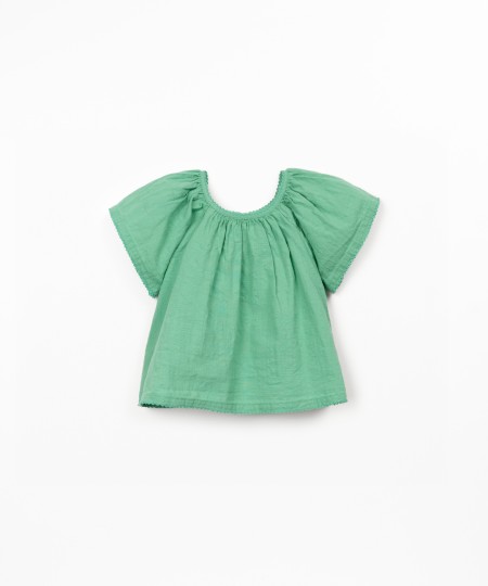 Tunic in organic cotton fabric