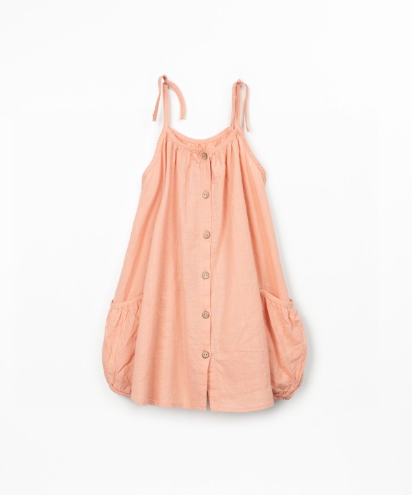 Dress in organic cotton fabric