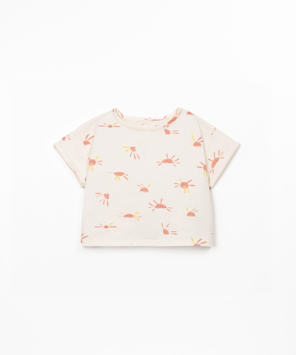 Anti-UV t-shirt with print