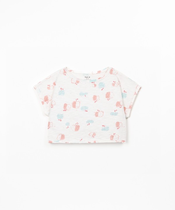 Wide neckline T-shirt