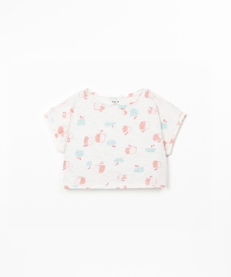 Wide neckline T-shirt