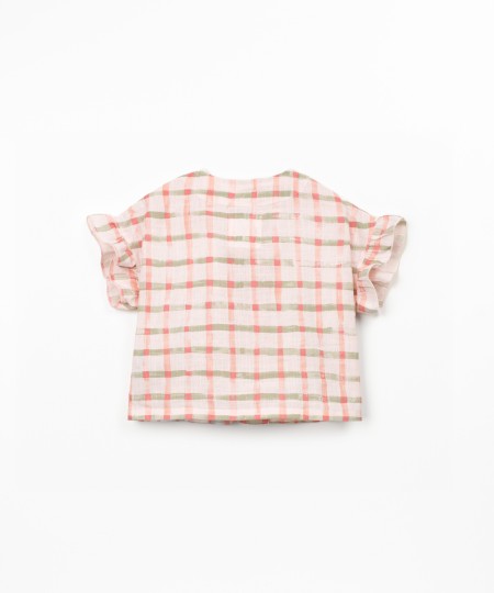 Camisa em tecido de algodão orgânico