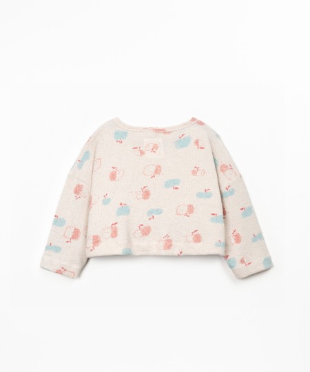 Camisola com decote largo