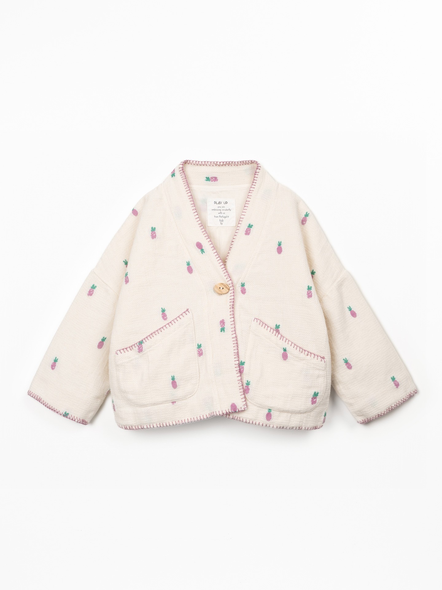 Chaqueta de tela con forro interior