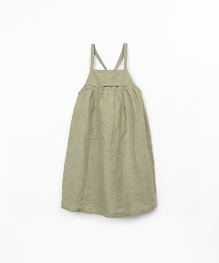 Linen fabric dress