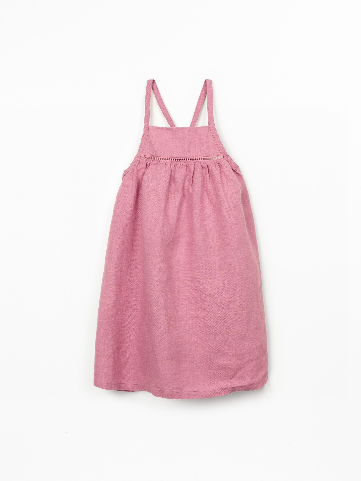 Robe en tissu de lin