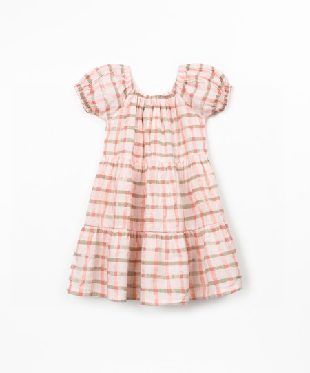 Fabric dress with print