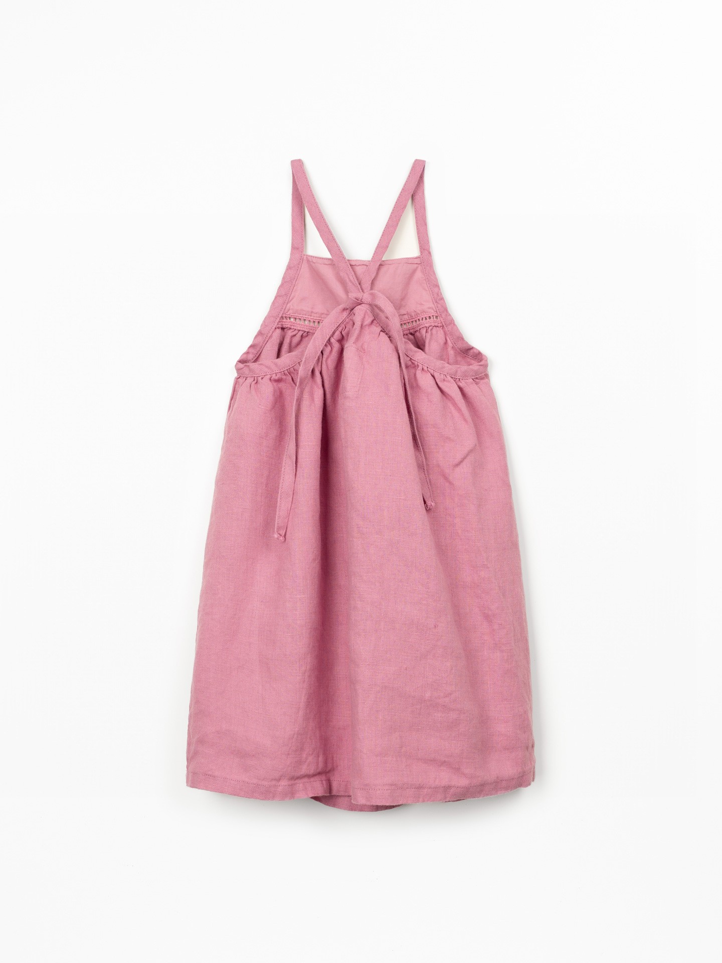 Robe en tissu de lin