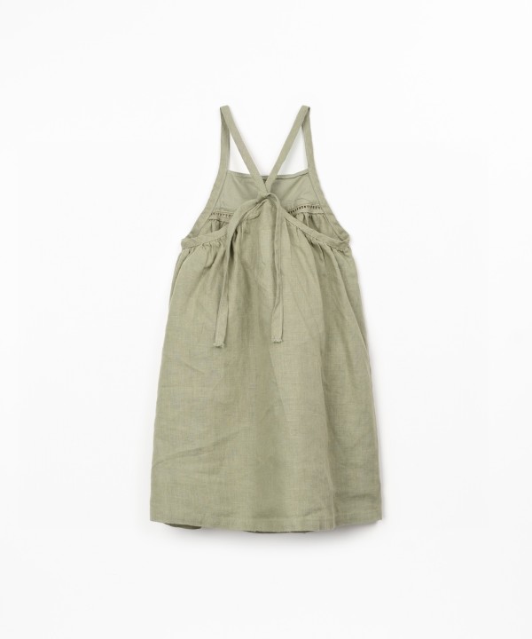 Linen fabric dress