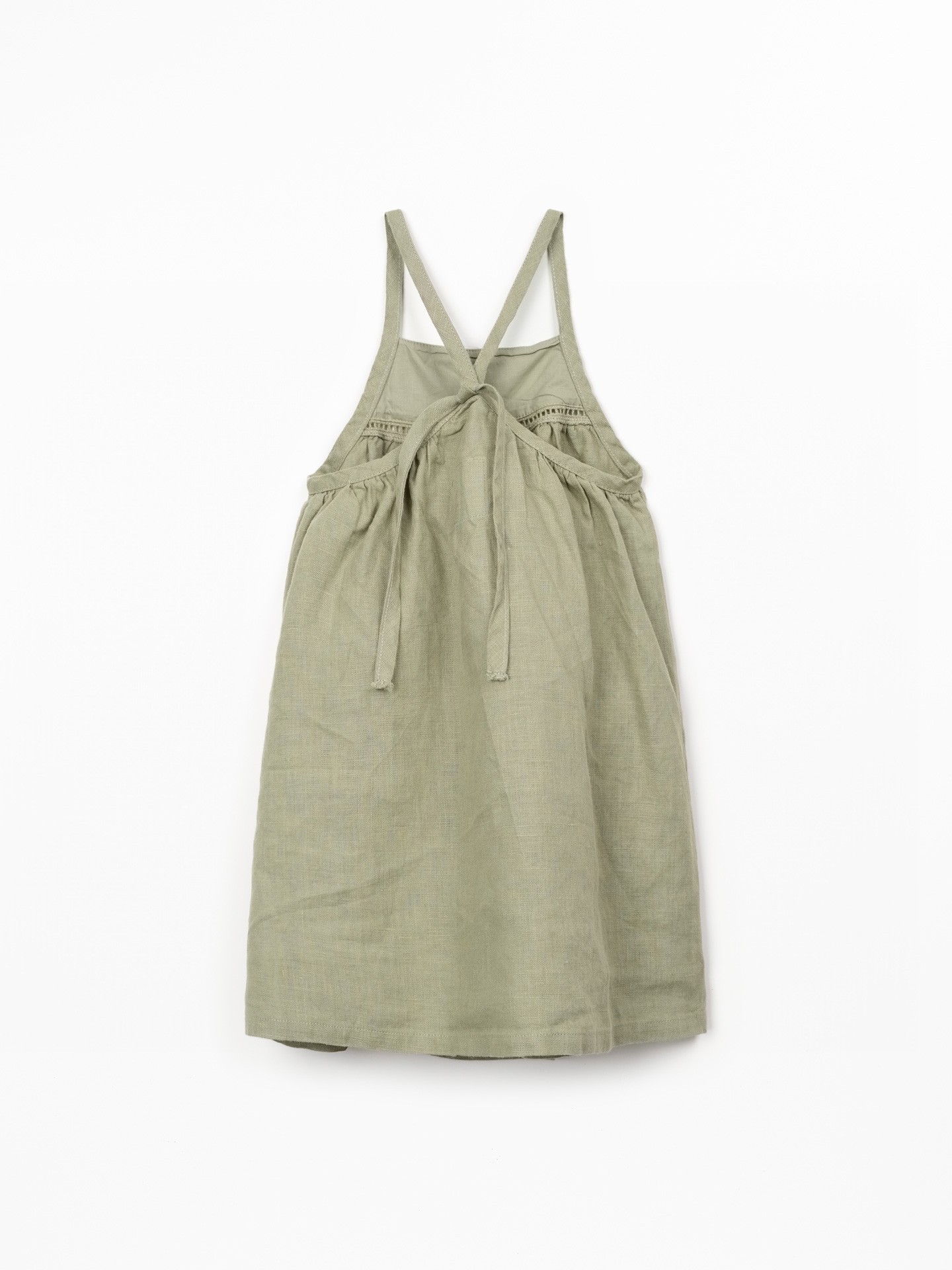 Robe en tissu de lin