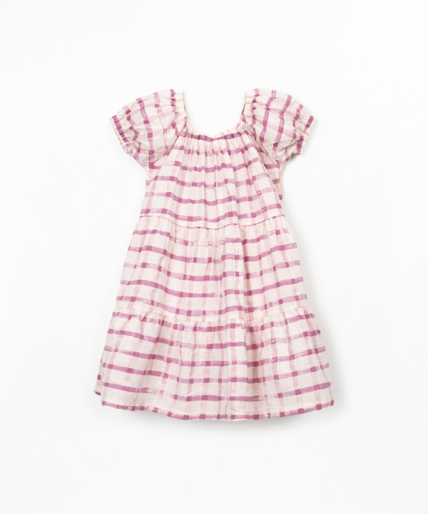 Fabric dress with print