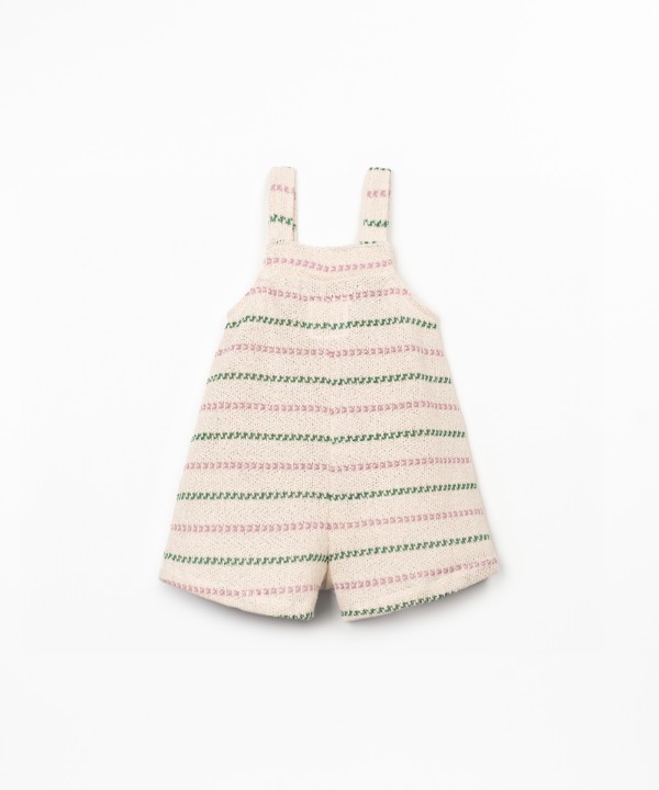 Mono de punto con pernera ancha