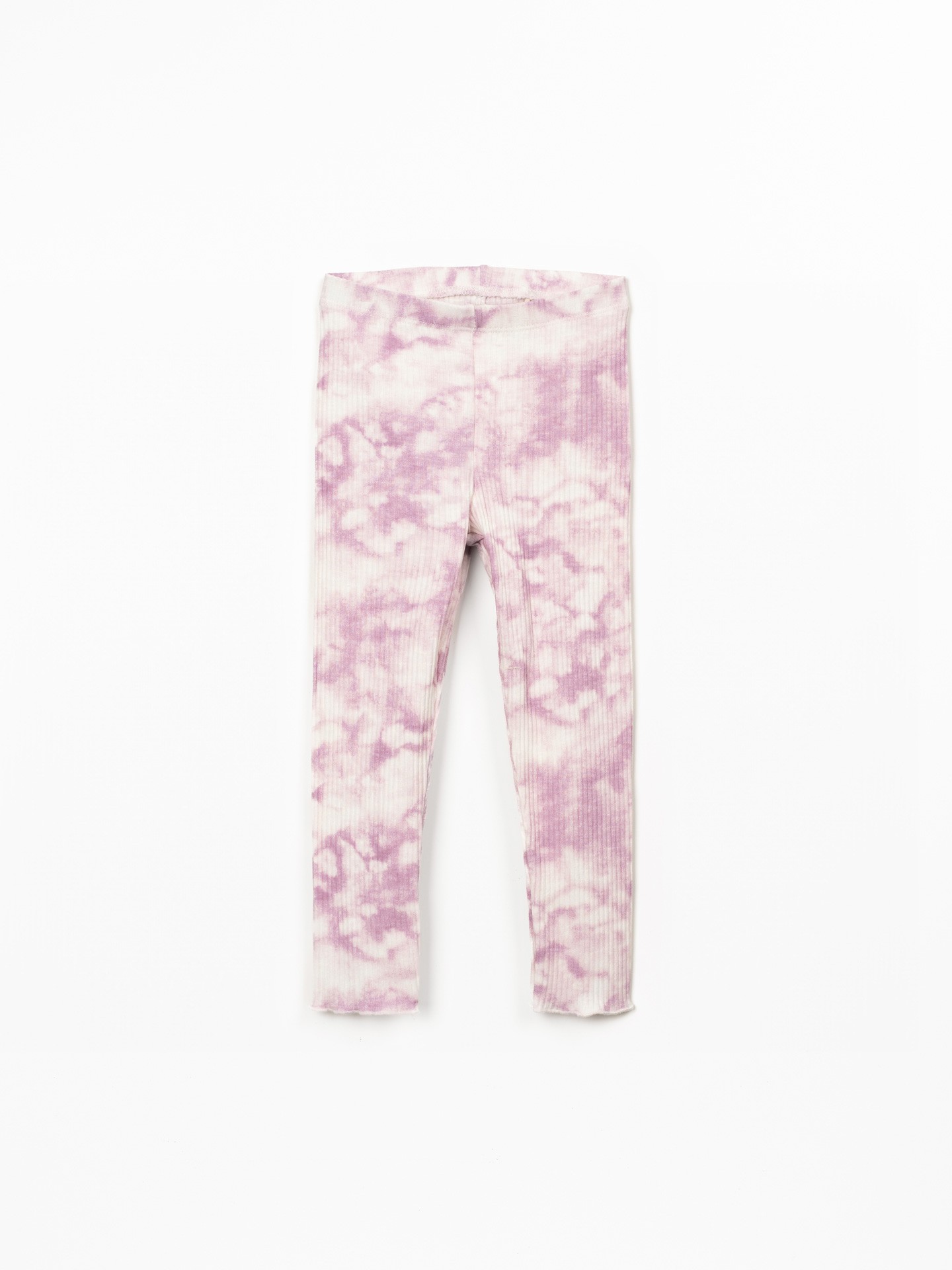 Tie dye printed leggings