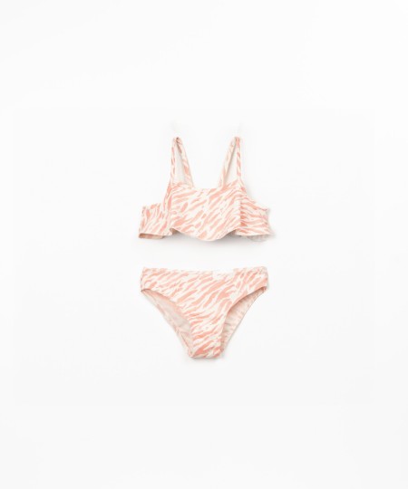 Printed bikini in organic cotton
