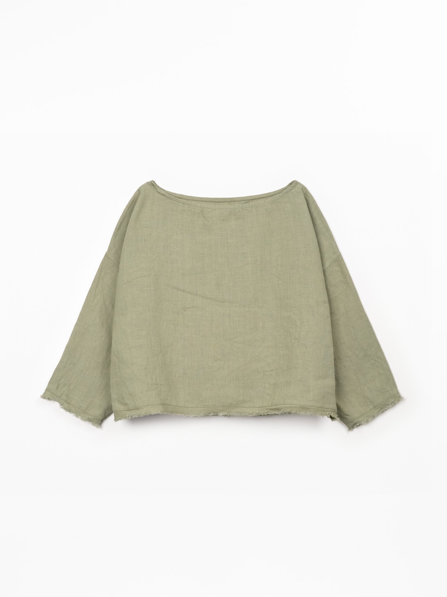 Jersey de lino con escote de barco