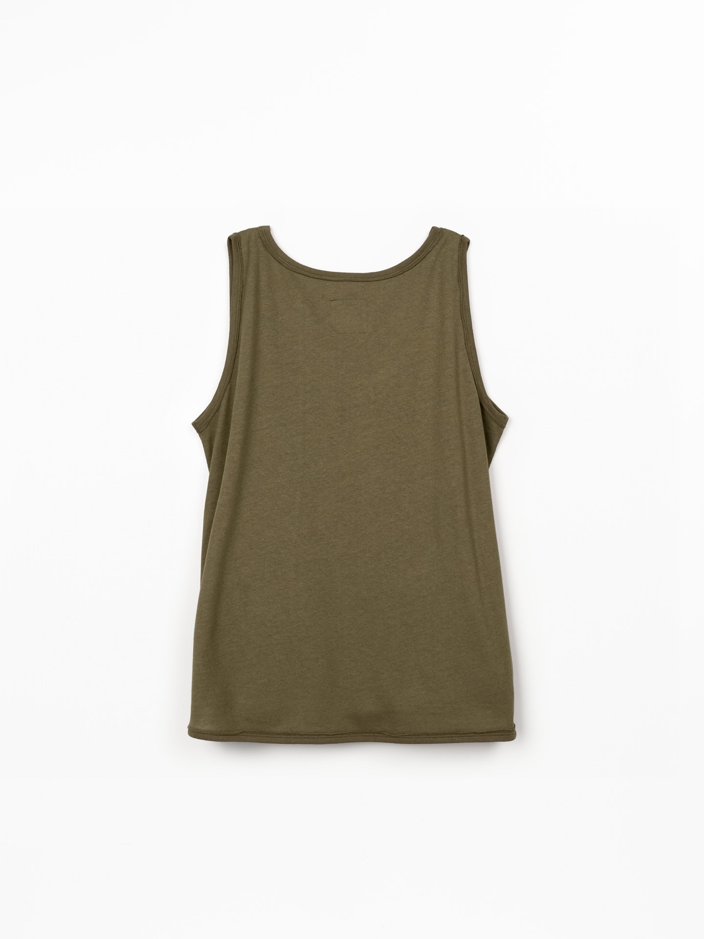 Top de punto en algodón orgánico y lino