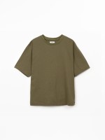 T-shirt em mistura de algod�o org�nico e reciclado