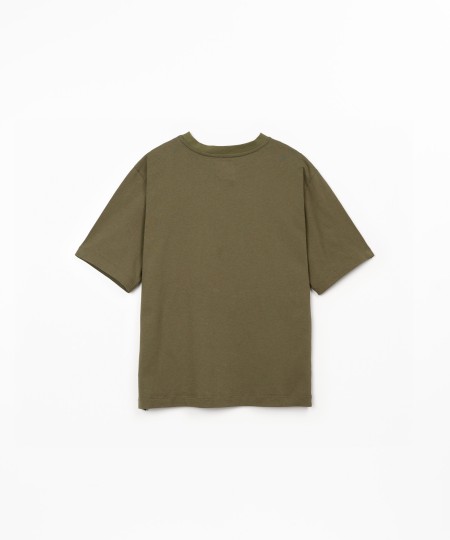 T-shirt en mélange de coton biologique et recyclé